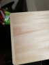 嘉亿元柳木菜板 整块砧板 实木整板 家庭切菜板 实木案板面板 60*40*2.5cm整块柳木 实拍图