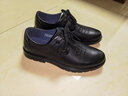 蜘蛛王男士皮鞋商务休闲系带舒适百搭中老年爸爸男鞋 黑色（系带） 40  实拍图