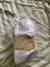 无印良品（MUJI）男式 合脚直角 短袜 4双装 男士袜子 DAD32A4S 白色 晒单实拍图