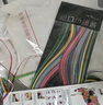 思艺彩 彩色衍纸条 渐变色学生初学衍纸手工diy材料包画工具套装 36色衍纸条 54cm*1cm*1包 共180张 实拍图