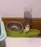 华元宠具（hoopet）猫碗双碗自动饮水狗碗狗狗盆食盆饭盆不锈钢猫粮宠物喝水猫咪用品 薄荷奶绿-喂食喂水 实拍图