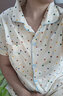 素织锦睡衣女士夏季2025新款高级月子服家居服女孕妇短袖睡衣套装睡裤 彩波点睡衣 XL 【适合120-135斤】 实拍图