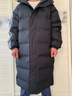 阿迪达斯ADIDAS三叶草男女冬季长款鸭绒600蓬黑色连帽羽绒服 JD3749 A/2XL 实拍图
