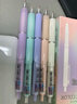 慢作 速干按动中性笔刷题笔0.5mm黑色ST尖高颜值学生考试用简约顺滑黑色签字水笔 【时光微甜】马卡龙/5支/黑0.5mm 实拍图