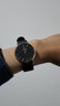 丹尼尔惠灵顿（DanielWellington）dw手表男简约时尚瑞典男士手表石英欧美腕表送男友送父亲节日礼物 金色边尼龙黑盘DW148-40MM 实拍图