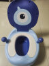 世纪宝贝（babyhood）儿童马桶坐便器 男女宝宝小便盆 便携婴儿座便器 PU软垫 107蓝色 晒单实拍图