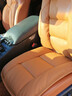 CORRIDOR汽车真皮坐垫腰靠驾驶位座椅奔驰S级迈巴赫头层牛皮软包高端升级 红旗棕一套 坐垫+靠背 实拍图