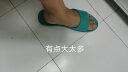 制三 中国台湾进口拖鞋男女情侣家居室内静音防滑防臭无味简约时尚EVA 桃花红 L(全长约26.5cm/建议38-40码穿) 实拍图
