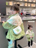 乖妮猫（GUAINIMAO）女童外套深秋冬装2026款中大儿童加厚女孩仿羊羔毛绒夹棉毛毛上衣 绿色 150 码 实拍图