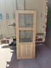 老式实木杉木原木门仿古门窗套装门房间卧室厨房卫生间折叠推拉门 8813B款标门200*80CM不含门套 实拍图