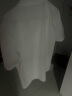 卡帝乐鳄鱼（CARTELO）短袖男士春夏季休闲短袖t恤男翻领POLO打底衫商务男装 白色 XL 晒单实拍图