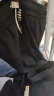 主意范（ZHUYIFAN）胖子大码230斤裤子男直筒夏季薄款工装裤潮牌大码直筒阔腿休闲裤 A001-K1050黑色 3XL 170-190斤可穿 实拍图