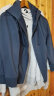无印良品（MUJI）男女通用 紧密编织 毛圈棉 拉链连帽衫 男式女式无性别 ABI05A1A 烟熏蓝色 XXS-XS (150/72A) 晒单实拍图