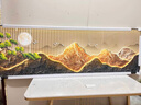 墨派客厅装饰画现代简约沙发背景墙壁画背有靠山超大尺寸横幅山水挂画 旭日雪山 150x50cm(适合1.8米沙发)晶瓷 实拍图