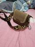 伊梵络小包包女包2024潮小众百搭时尚宽肩带斜挎包复古百搭小方包 咖啡色 实拍图