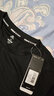 阿迪达斯 （adidas）短袖男2023夏季户外休闲运动服跑步健身速干T恤 黑/白 M  实拍图