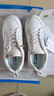 回力女鞋小白鞋女2024春季新款厚底百搭休闲鞋透气运动鞋子女潮流板鞋 【皮面】628Z-白色 39 实拍图