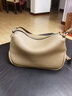 万里马新品枕头复古牛皮女包高级感轻奢侈女包女士腋下包单肩女包 摩卡棕 实拍图