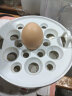 奥克斯（AUX）煮蛋器双层家用蒸蛋器鸡蛋蒸锅早餐神器煮蛋机蛋羹家用迷你防干烧单层可煮7个蛋 AUX-108B 白色 双层 【带钢碗】 晒单实拍图