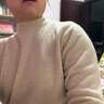 帕什【24新款新色】半高领羊绒衫女100山羊绒百搭针织打底毛衣女ps-02 无染色米驼 2XL (135-150斤) 实拍图