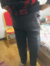 恒源祥中年妈妈装冬装加绒加厚保暖休闲裤女中老年女装松紧腰直筒长裤子 实拍图