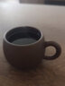 眷砂堂宜兴紫砂杯品茗杯茶碗功夫茶具纯手工茶盅原矿紫泥带把茶杯子大号 约160毫升 实拍图