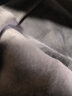 雅鹿秋冬保暖裤男加绒加厚棉裤男羊绒修身弹力高腰一体绒裤男加绒裤男 黑灰色（大约480克） 180（适合160-180斤） 实拍图