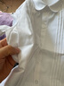 衣诺坊儿童衬衫白色长袖衫衣六一演出服打底衫女童衬衫大合唱T恤 实拍图