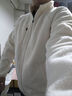 蕉内（Bananain）【王一博同款】热皮302++男士保暖摇粒绒立领机能外套防风新款 【王一博同款】牙白 2XL 实拍图