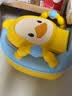 海豚星儿童马桶坐便器男小孩女宝宝婴幼儿专用训练厕所家用大便桶尿盆凳 普通款黄色PU垫+100清洁袋 +刷 实拍图