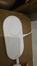 贝尔金（BELKIN）苹果无线充电器 Qi2认证磁吸无线快充 iPhone15W快充 兼容MsgSafe快速充电 面板式二合一 WIZ021白 实拍图