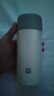 双立人（ZWILLING）水杯保温杯杯子真空茶漏杯大容量不锈钢茶水分离杯节日礼物 白色保温杯+玻璃杯310ml 实拍图
