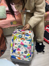 京商（Kyosho）日本拉杆书包小学生男孩女生儿童大容量可爬楼初中双肩可背可手提 18寸几何图形 实拍图