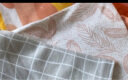 柯斯德尼（kidsneed）婴儿口水巾宝宝纯棉三角巾围嘴新生儿童吸水围兜围脖巾3条装 实拍图