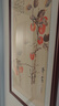 冉易 张大千事事如意柿子玄关装饰画新中式客厅过道走廊挂画竖幅竖版 事事如意 128*66CM(实木画框 有机玻璃) 实拍图
