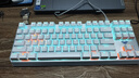 狼蛛键盘 f3087机械键盘 键盘机械有线键盘鼠标套装87键青轴炫彩灯光全键无冲电脑笔记本电竞游戏键盘 【狼蛛】全键无冲+银白黑轴机械键盘 有线 实拍图