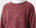 无印良品 MUJI 男女通用 余线羊毛 圆领毛衣 男式女式无性别 AA01CC3A 混色 S/M(165/88A) 实拍图