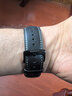 中沃适配华为手表表带watch4pro/gt5/gt4/watch3/gt3pro/buds原款真皮运动氟橡胶钛金属表带 黑色【原款时尚款真皮表带】46/48MM表盘 适用46/48mm表盘 实拍图