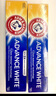 艾禾美（ARM&HAMMER）美国进口小苏打牙膏口腔护理清新口气有效清洁低泡新老包装随机 焕白卓效121g+170g 实拍图