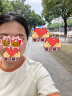 茵曼（INMAN）【冰氧吧】凉感撞色圆领短袖T恤春夏季女装小个子时尚上衣 梨花杏 M 实拍图