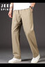 JEEP SPIRIT吉普休闲裤男秋冬季直筒裤子男士宽松纯色百搭男裤 土黄色 M 实拍图