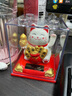 赟娅太阳能招财猫迷你车载小摆件自动摇手家居办公新年礼物 3寸葫芦猫白-太阳能带防尘罩 实拍图