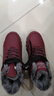 步步快足力健老人鞋女冬季加绒保暖羊毛棉鞋中老年人防滑休闲防滑女鞋 女款枣红 6658 39 (245mm) 实拍图