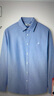 海澜之家（HLA）【纯棉牛津纺】长袖衬衫男秋季休闲衬衣男秋季 蓝灰22 3XL 180/108A推荐185~196斤 实拍图