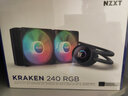 NZXT 海妖240 RGB黑色 一体式CPU水冷散热器 ASETEK七代泵 支持LGA1700 实拍图