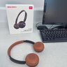OKSJ头戴式耳机 蓝牙无线 复古时尚数码穿搭轻便 高音质音乐金属网红明星氛围感橙棕色 实拍图