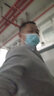 真维斯（Jeanswest）长袖衬衫男士春秋季新款修身免烫上衣牛津纺商务休闲衬衣外套 灰色+天蓝色 3XL (160-175斤) 实拍图