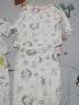 浪莎儿童睡衣男童女童夏季薄款宝宝家居服套装中大童七分袖空调服130 实拍图