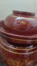 优汇万家 泡菜坛子陶瓷四川土陶腌菜家用传统老式 装水容量8斤 实拍图