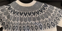 无印良品 MUJI 女式 美利奴羊毛 图案编织 圆领毛衣 长袖针织衫  BA1NIA3A 米白色图案 M（160/84A） 晒单实拍图